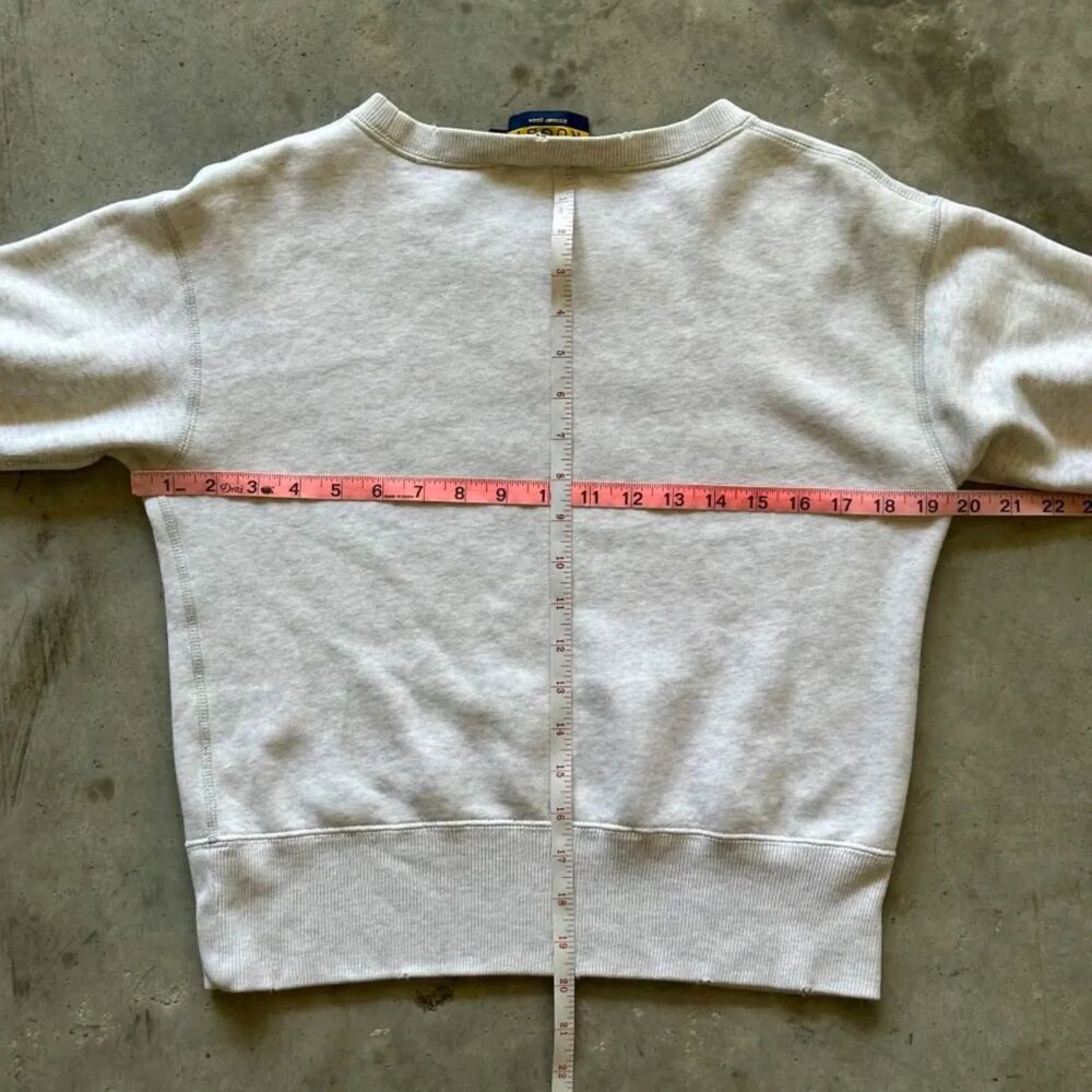 Vintage Ralph Lauren Rugby R Script Logo Sweatshirt Size Medium - Picture 5 of 6